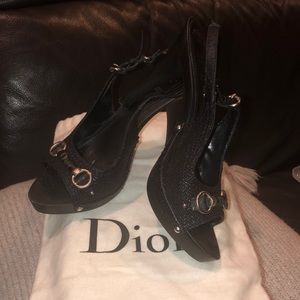 Dior 38.8 size 8.5 pump sandal